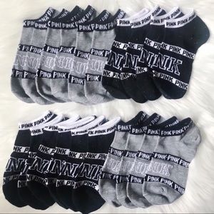 BUNDLE 15 pairs VS PINK NO SHOW SOCKS